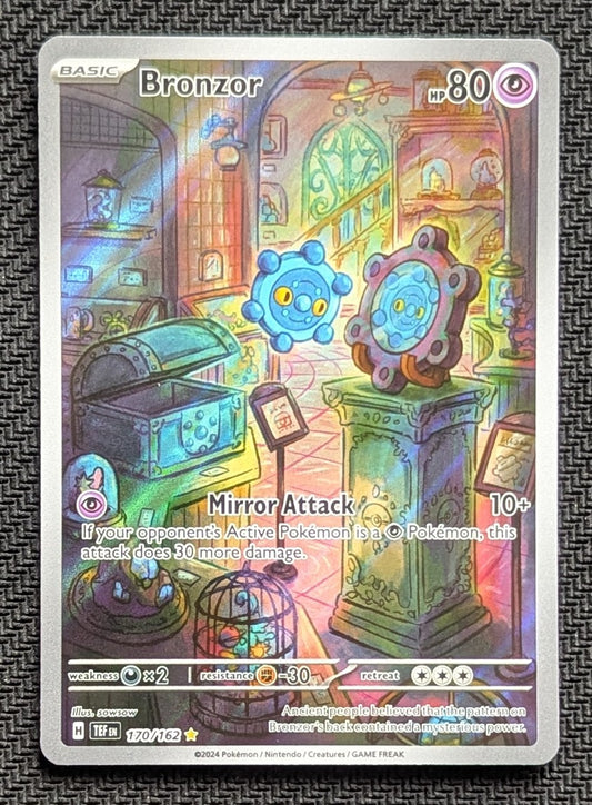 Bronzor - 170/162
Holo
Illustration Rare - Unlimited