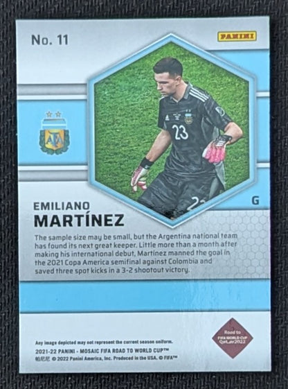 #11 - Emiliano Martinez - Argentina - Panini® Mosaic Road to FIFA World Cup 2021/22 - Prizm