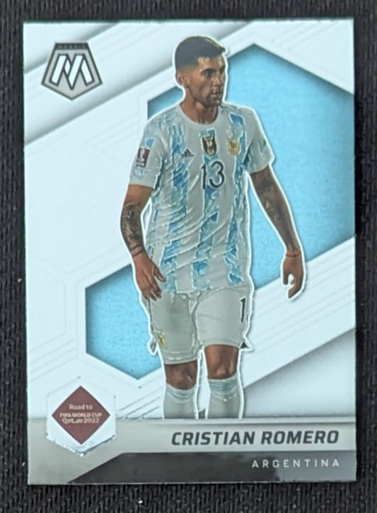 #13 - Cristian Romero - Argentina - Panini® Mosaic Road to FIFA World Cup 2021/22 - Prizm
