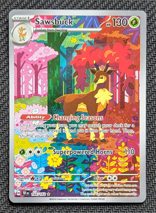 Sawsbuck - 166/162
Holo
Illustration Rare - Unlimited