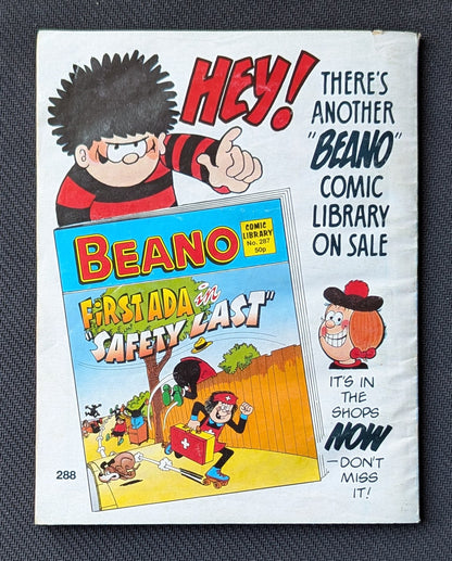 Beano Comic Library #288 Dennis The Menace "A Tale Of Two Walters"