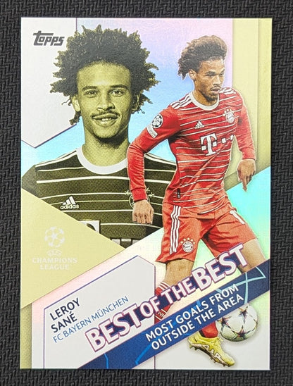 #BB-3 - Leroy Sane - FC Bayern Munchen - Topps® UEFA Club Competitions 2022/23 - Best Of The Best