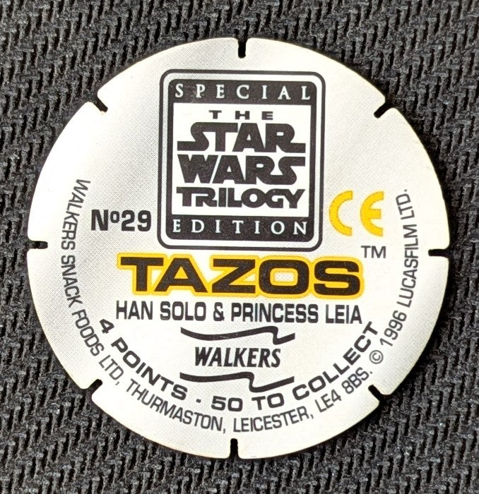 #29 - Han Solo & Princess Leia > Tazos > Walkers > Star Wars
