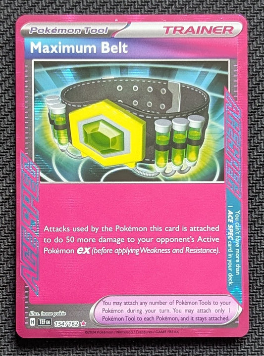 Maximum Belt - 154/162
Holo
ACE SPEC Rare - Unlimited