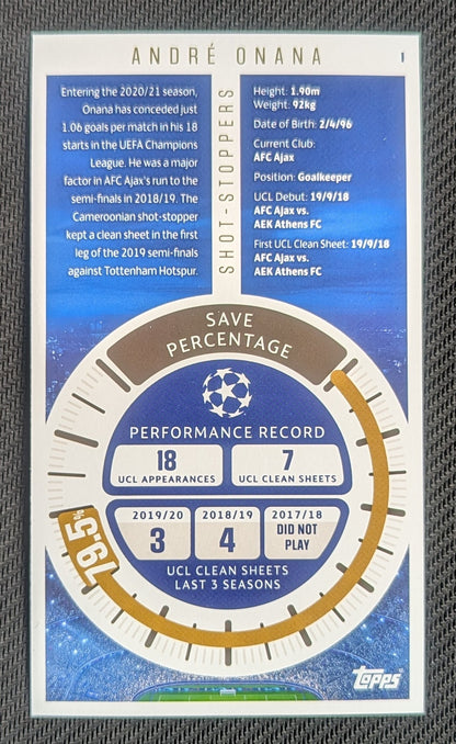 #1 Andre Onana - Ajax - UCL Best Of The Best - Shot -Stoppers