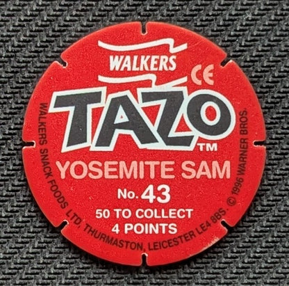 #43 - Yosemite Sam > Tazos > Walkers > Looney Tunes