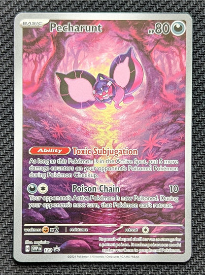 Pecharunt - SVP129
Holo
Promo - Black Star
Shrouded Fable Elite Trainer Box