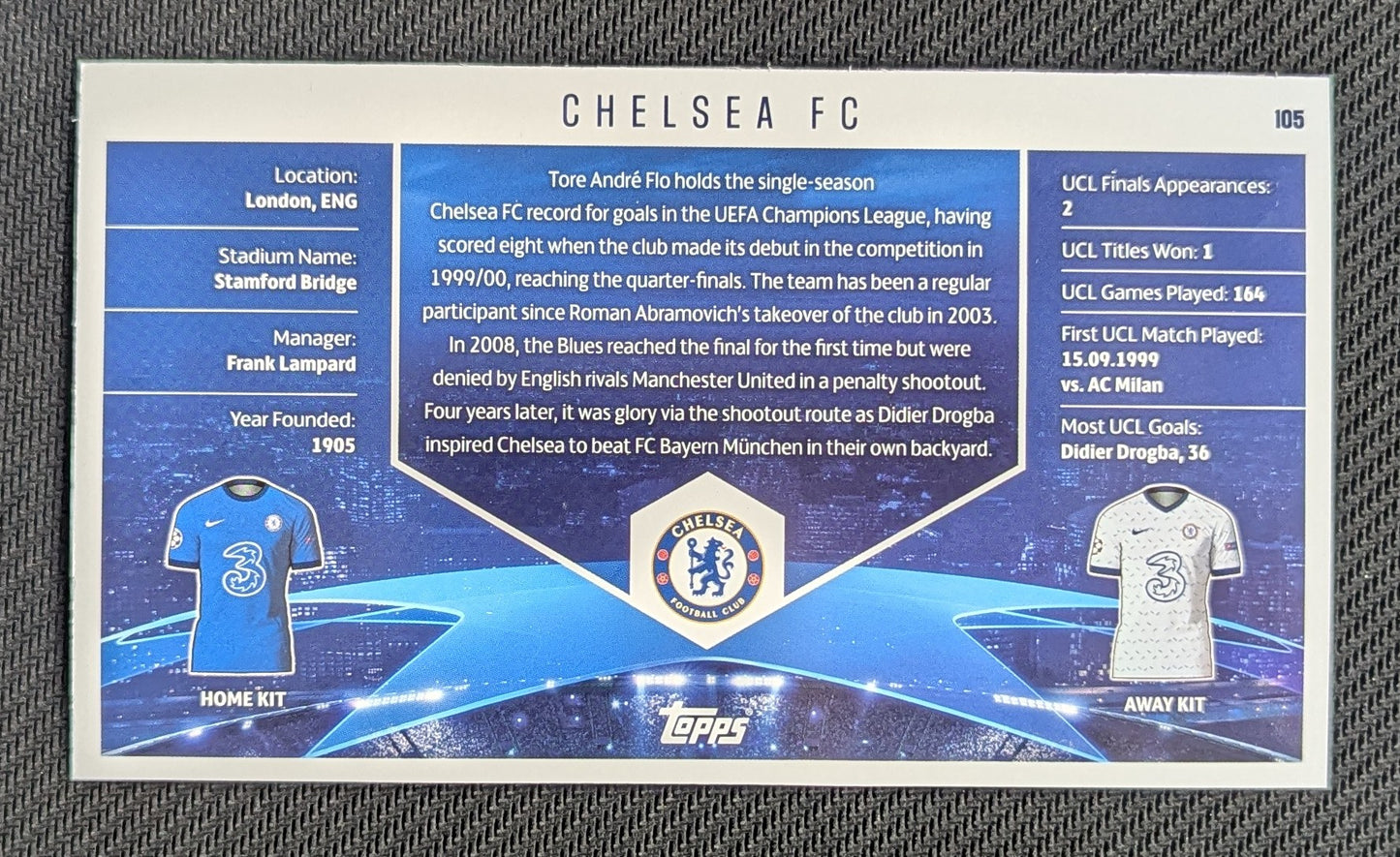 #105 - Chelsea - UCL Best Of The Best