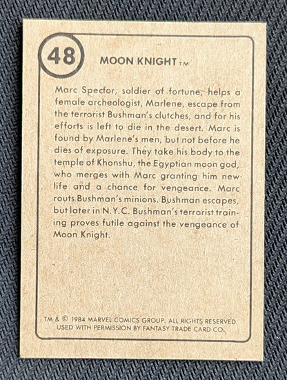 #48 Moon Knight - Marvel First Issue Covers 1984
