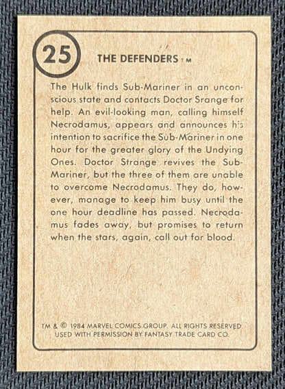 #25 The Defenders - Marvel First Issue Covers 1984