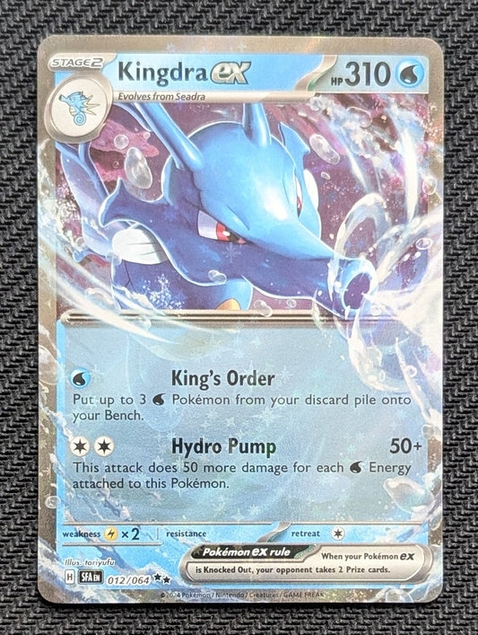 Kingdra ex - 012/064
Holo
Double Rare - Unlimited
