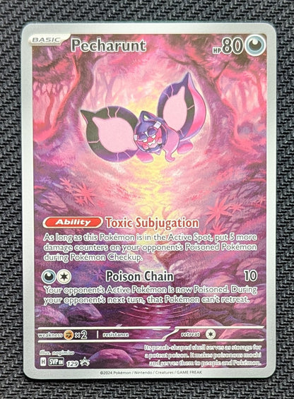 Pecharunt - SVP129
Holo
Promo - Black Star
Shrouded Fable Elite Trainer Box
