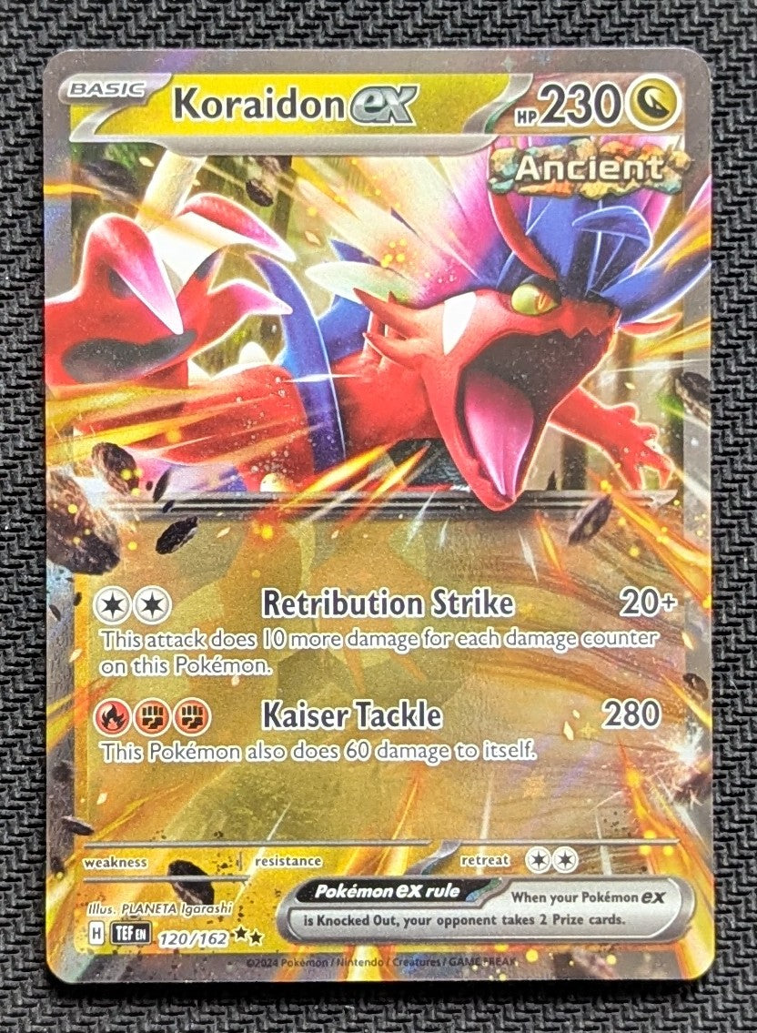 Koraidon ex - 120/162
Holo
Double Rare - Unlimited
