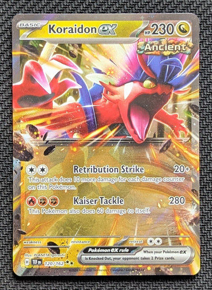 Koraidon ex - 120/162
Holo
Double Rare - Unlimited