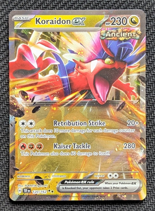 Koraidon ex - 120/162
Holo
Double Rare - Unlimited