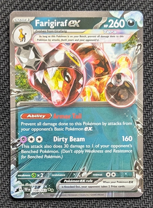 Farigiraf ex - 108/162
Holo
Double Rare - Unlimited