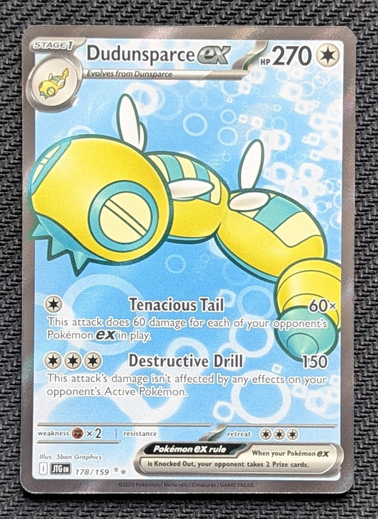 Dudunsparce ex - 178/159
Holo
Ultra Rare - Unlimited