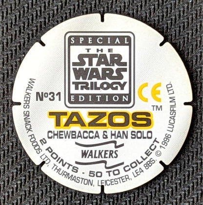 #31 - Chewbacca & Han Solo > Tazos > Walkers > Star Wars