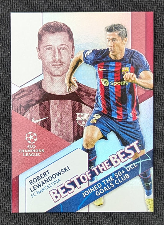 #BB-9 - Robert Lewandowski - FC Barcelona - Topps® UEFA Club Competitions 2022/23 - Best Of The Best