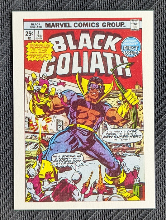 #40 Black Goliath  - Marvel First Issue Covers 1984