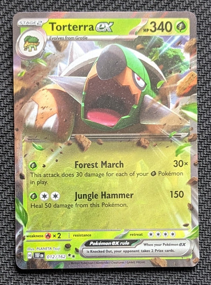 Torterra ex - 012/162
Holo
Double Rare - Unlimited