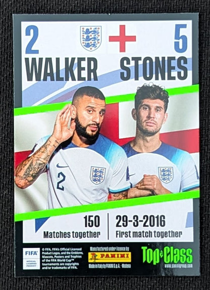 #220 - Walker & Stones - England - Panini® Top Class 2023 - Synergy
