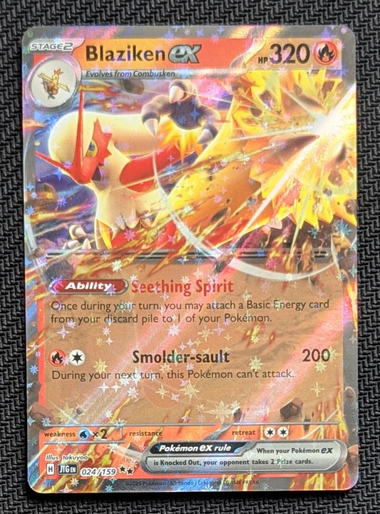 Blaziken ex - 024/159
Holo
Double Rare - Unlimited