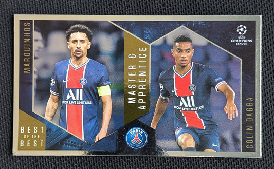 #138 - Marquinhos & Colin Dagba - Paris Saint-Germain - UCL Best Of The Best - Master & Apprentice
