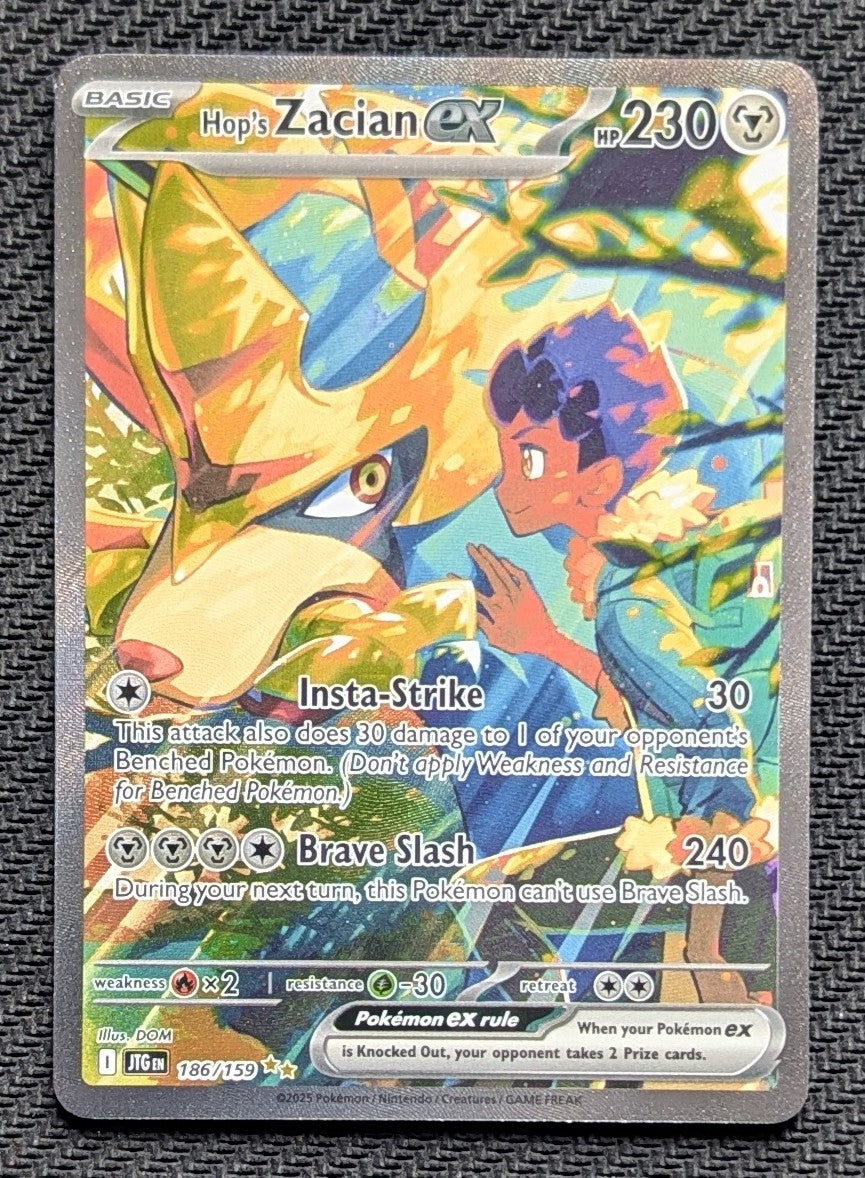 Hop's Zacian ex - 186/159
Holo
Special Illustration Rare - Unlimited