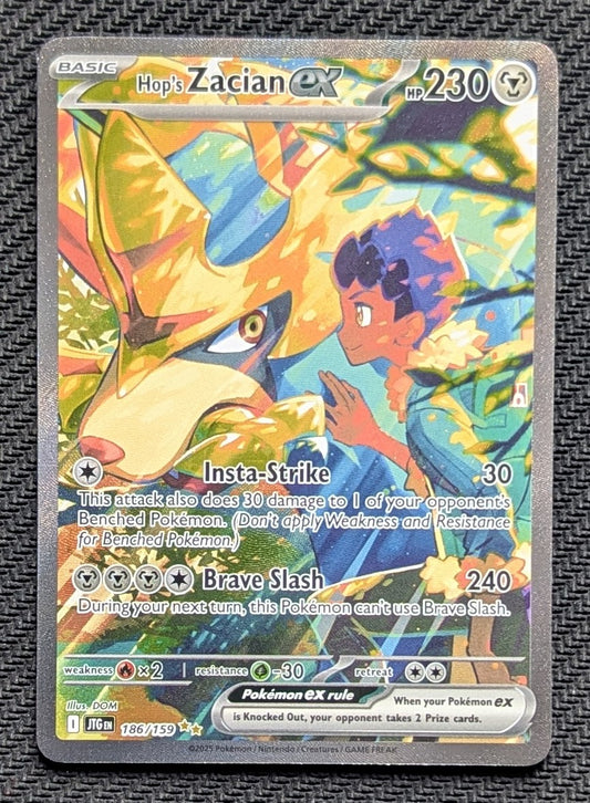 Hop's Zacian ex - 186/159
Holo
Special Illustration Rare - Unlimited