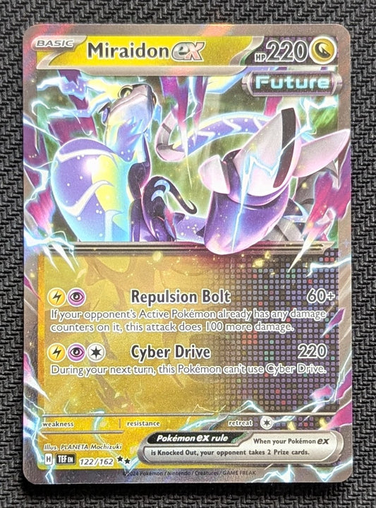 Miraidon ex - 122/162
Holo
Double Rare - Unlimited