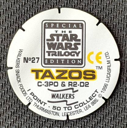 #27 - C-3PO & R2-D2 > Tazos > Walkers > Star Wars