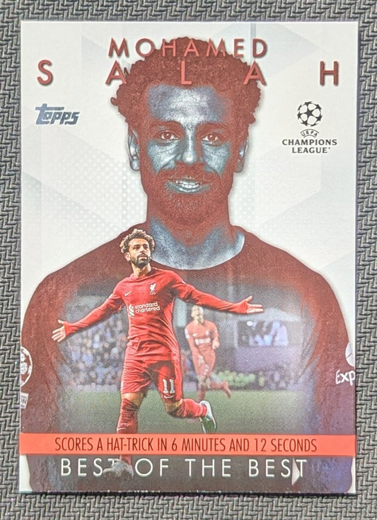 #BM-6 - Mohamed Salah - Liverpool - Topps® UEFA Club Competitions 2023/24 - Best Of The Best