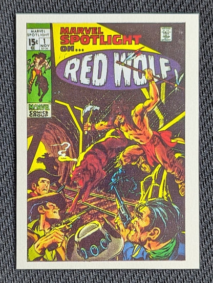 #50 Marvel Spotlight On... Red Wolf - Marvel First Issue Covers 1984