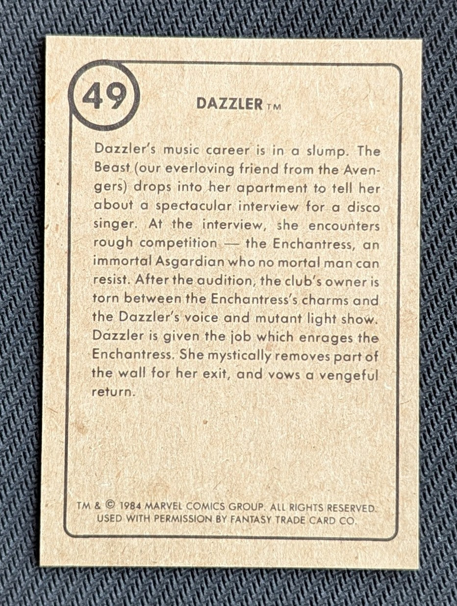 #49 Dazzler - Marvel First Issue Covers 1984