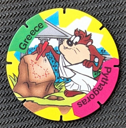 #58 - Pythagoras > World Tazos > Walkers > Looney Tunes