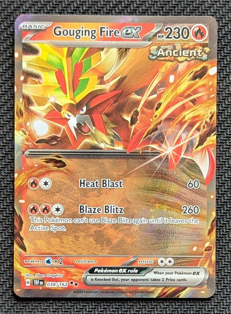 Gouging Fire ex - 038/162
Holo
Double Rare - Unlimited